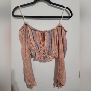 Bohemian Off-Shoulder Top.